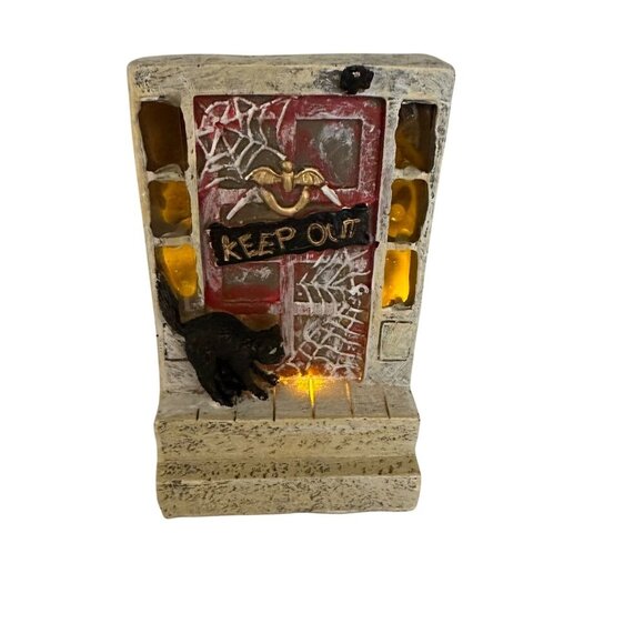 Halloween Haunted Door Miniatures Fairy Garden Lot Celebrate It Tiny Treasures - Picture 5 of 14